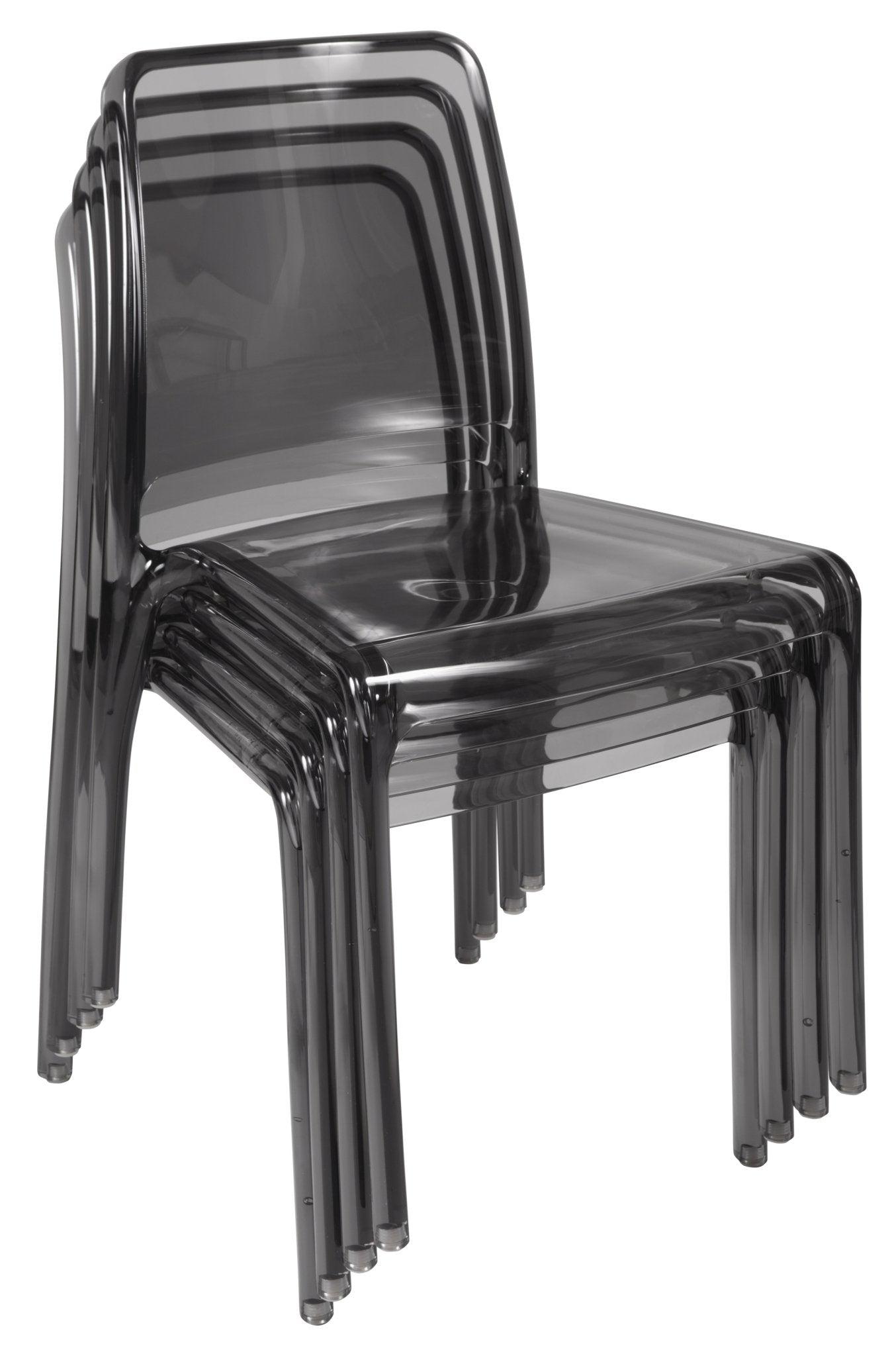 Clarity dining room chair (smoked) pack of 4 - crimblefest furniture - image 3