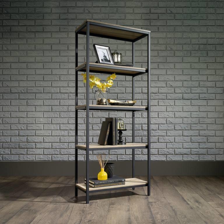 Industrial style 4 shelf bookcase - crimblefest furniture - image 1