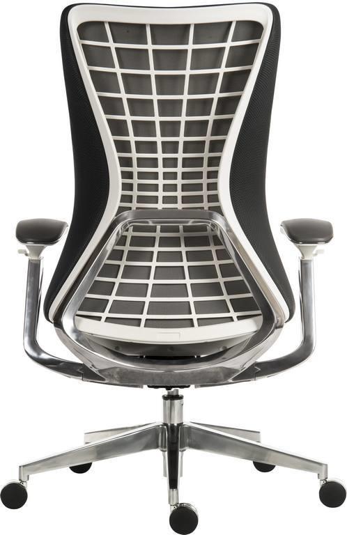 Quantum executive mesh office chair white - crimblefest furniture - image 2