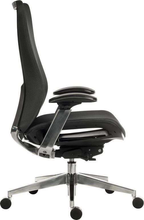 Quantum executive mesh office chair black - crimblefest furniture - image 6