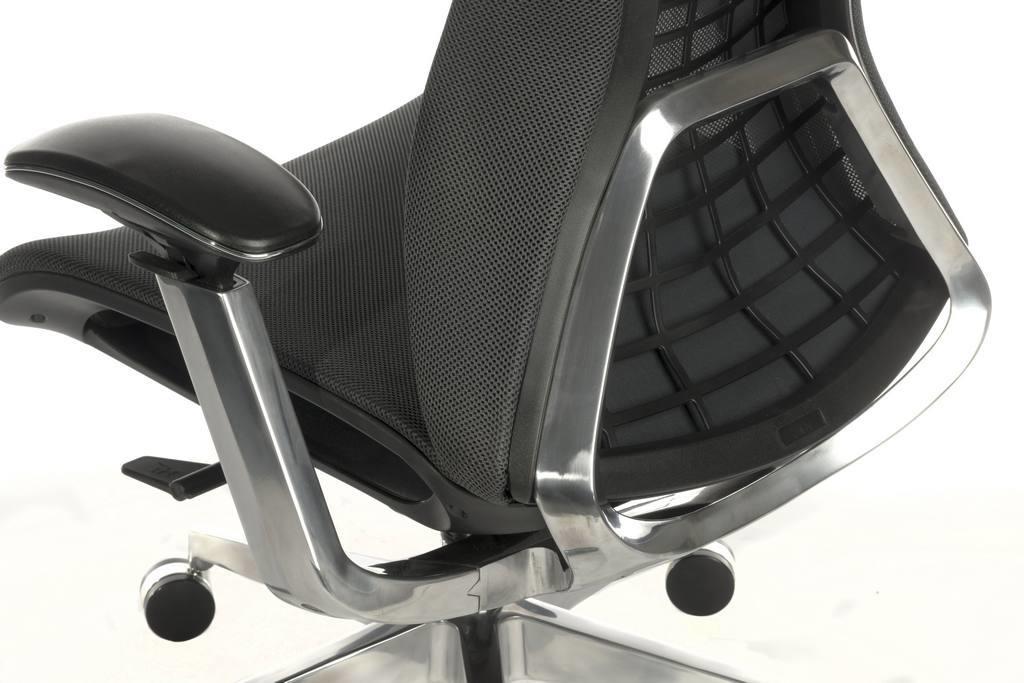 Quantum executive mesh office chair black - crimblefest furniture - image 3