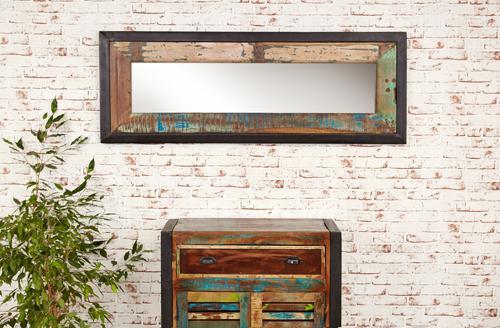 Urban chic mirror medium (hangs landscape or portrait) - crimblefest furniture - image 1
