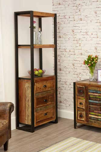 Urban chic alcove bookcase (with drawers) - crimblefest furniture - image 3