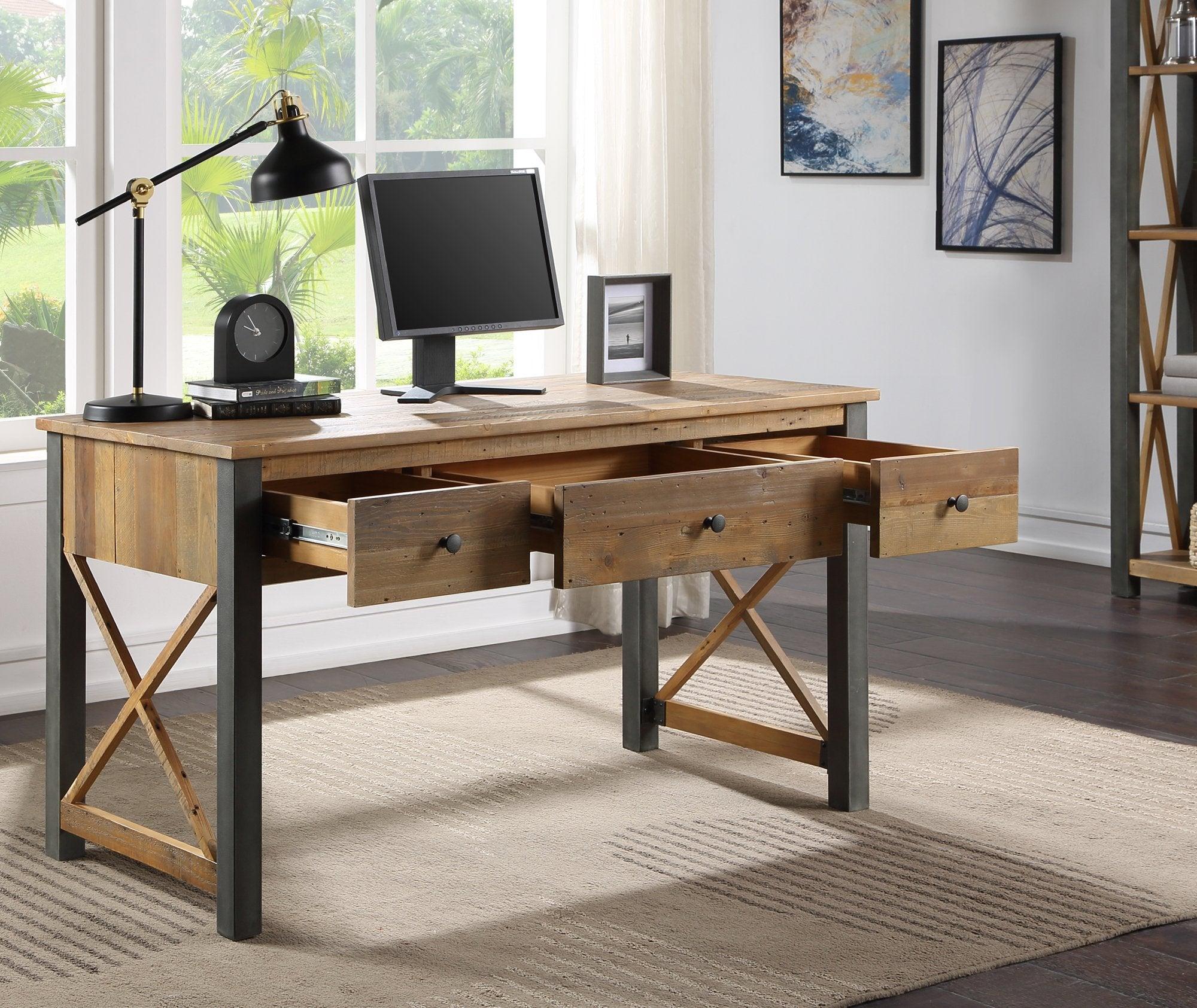 Urban elegance - reclaimed home office desk / dressing table - crimblefest furniture - image 2