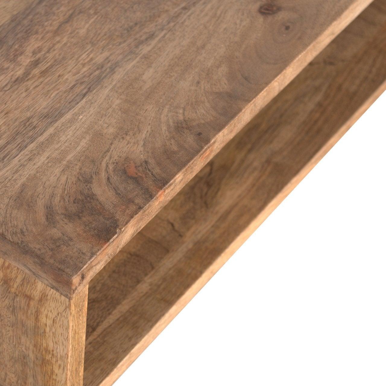 Solid wood writing desk with open slot - crimblefest furniture - image 2