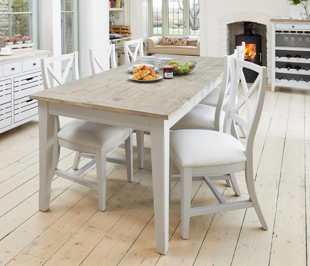 Signature grey extending dining table - crimblefest furniture - image 2