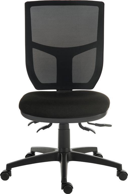 Ergo comfort mesh office chair (black) - crimblefest furniture - image 1
