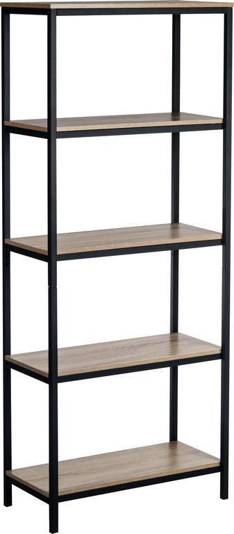 Industrial style 4 shelf bookcase - crimblefest furniture - image 3