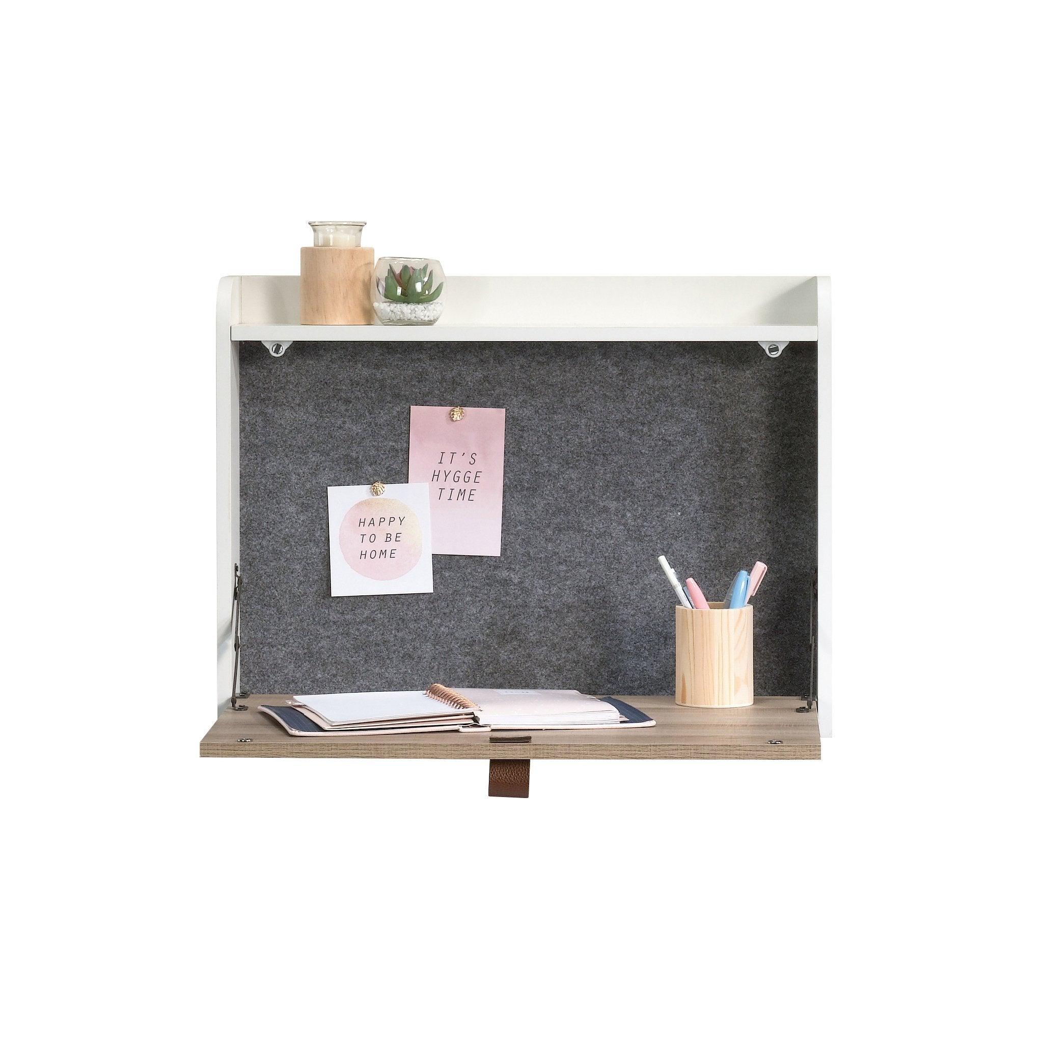 Avon leather handled foldaway wall desk - white - image 13