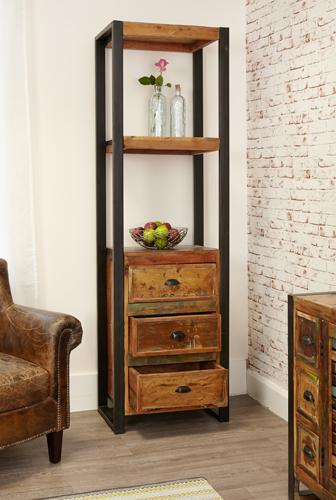 Urban chic alcove bookcase (with drawers) - crimblefest furniture - image 4