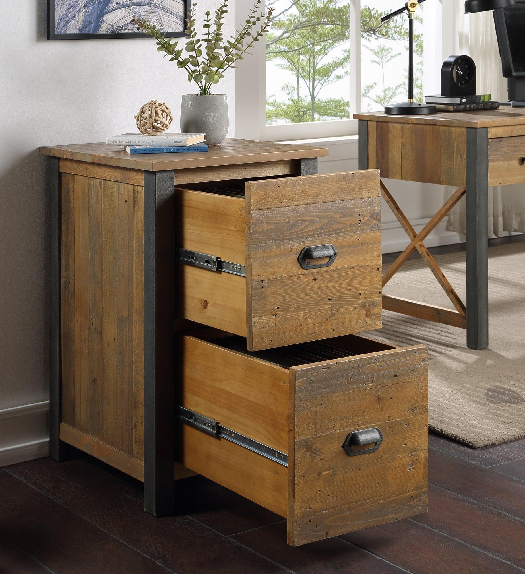 Urban elegance - reclaimed two drawer filing cabinet - crimblefest furniture - image 2