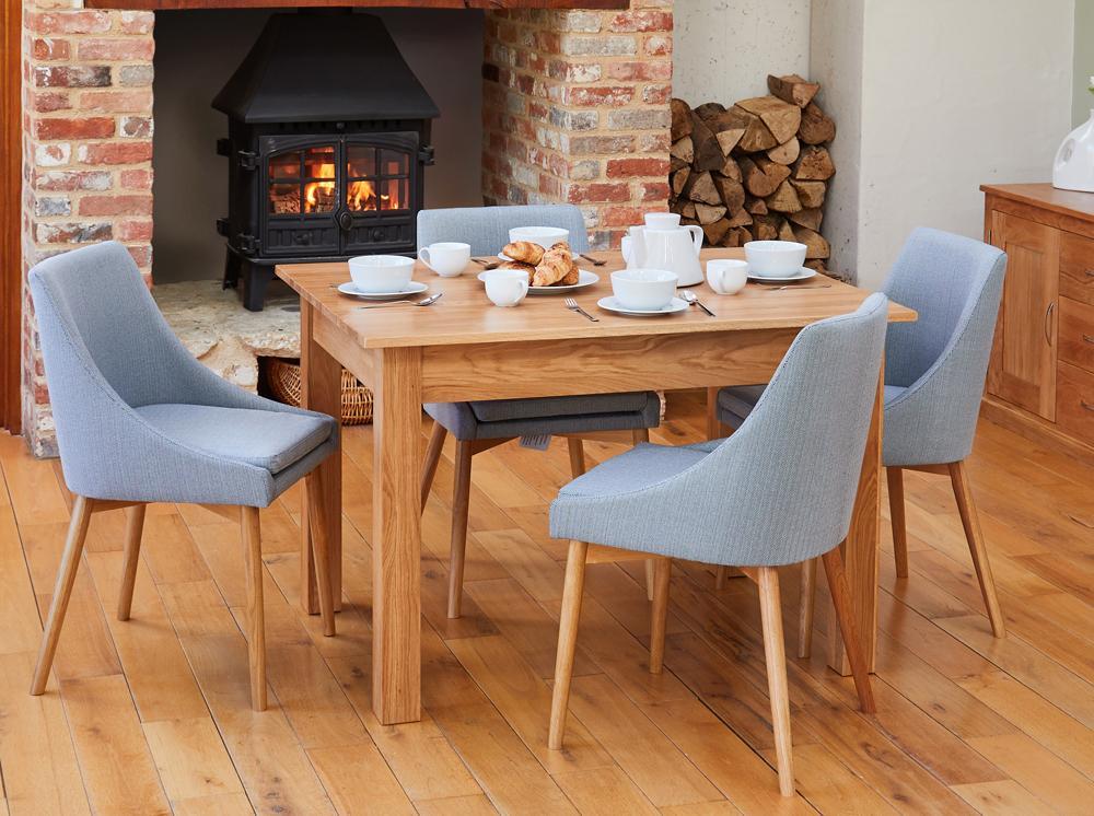 Mobel oak dining table (4 seater) - crimblefest furniture - image 2