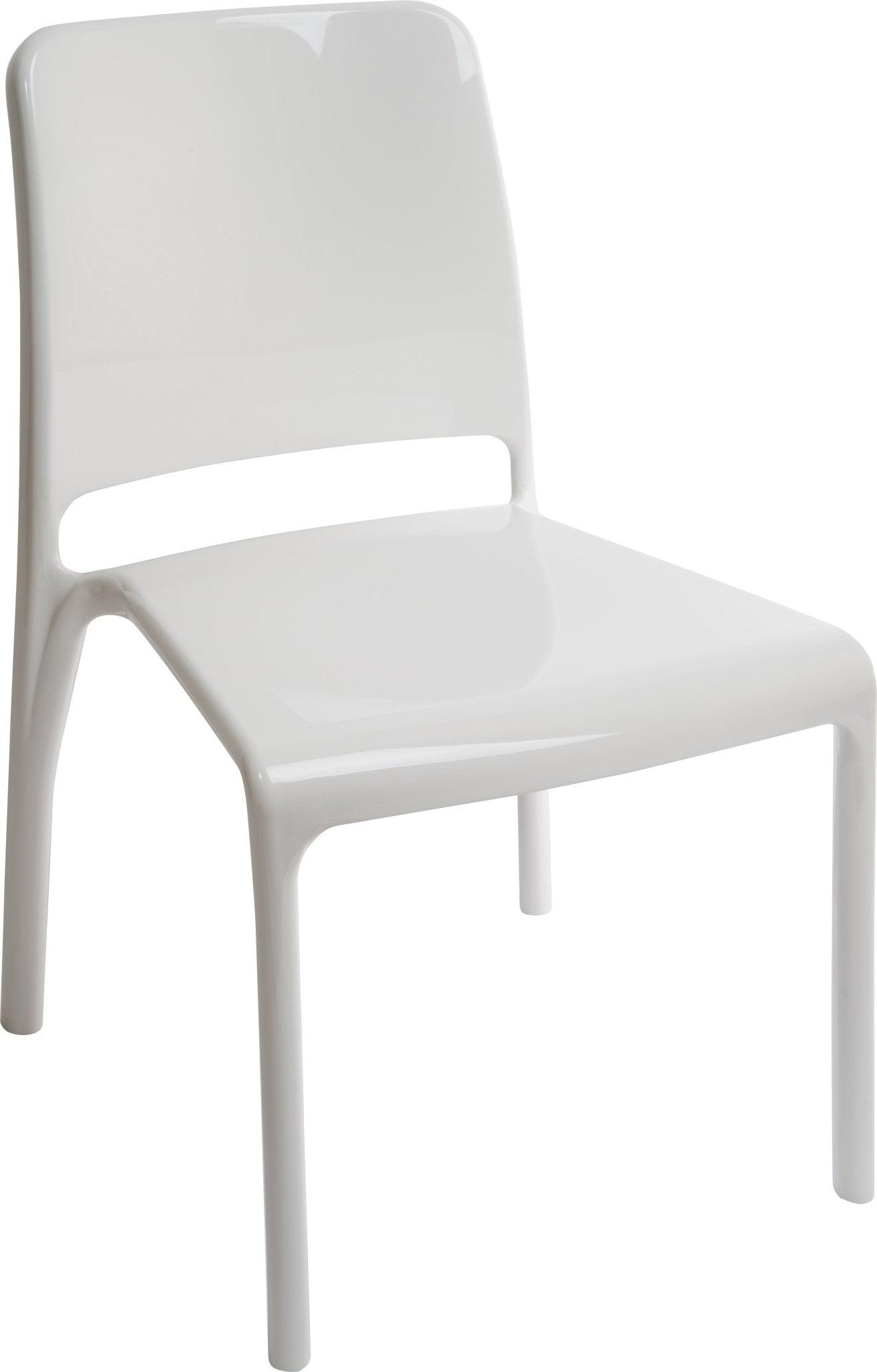 Clarity dining room chair (white) pack of 4 - crimblefest furniture - image 1
