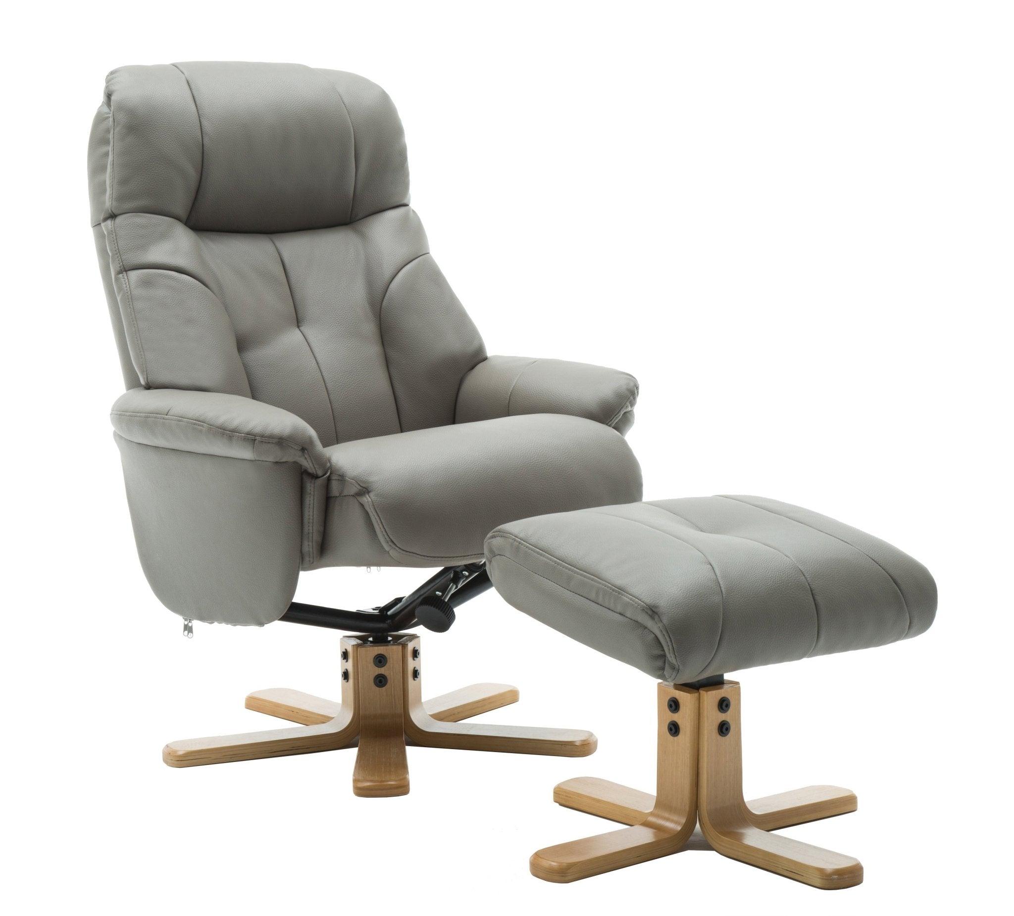 Recliner - denver grey - crimblefest furniture - image 1