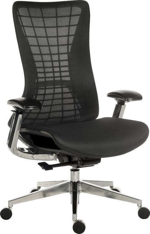 Quantum executive mesh office chair black - crimblefest furniture - image 1