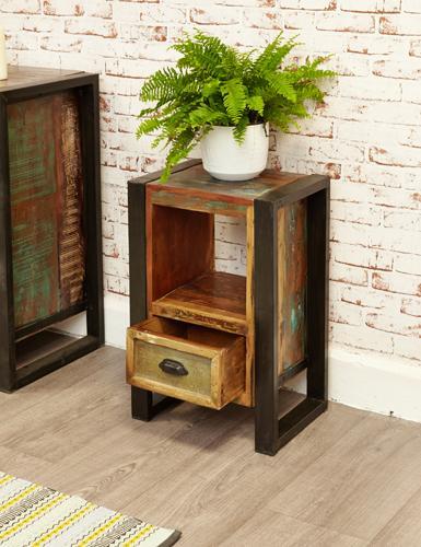 Urban chic lamp table / bedside cabinet - crimblefest furniture - image 2