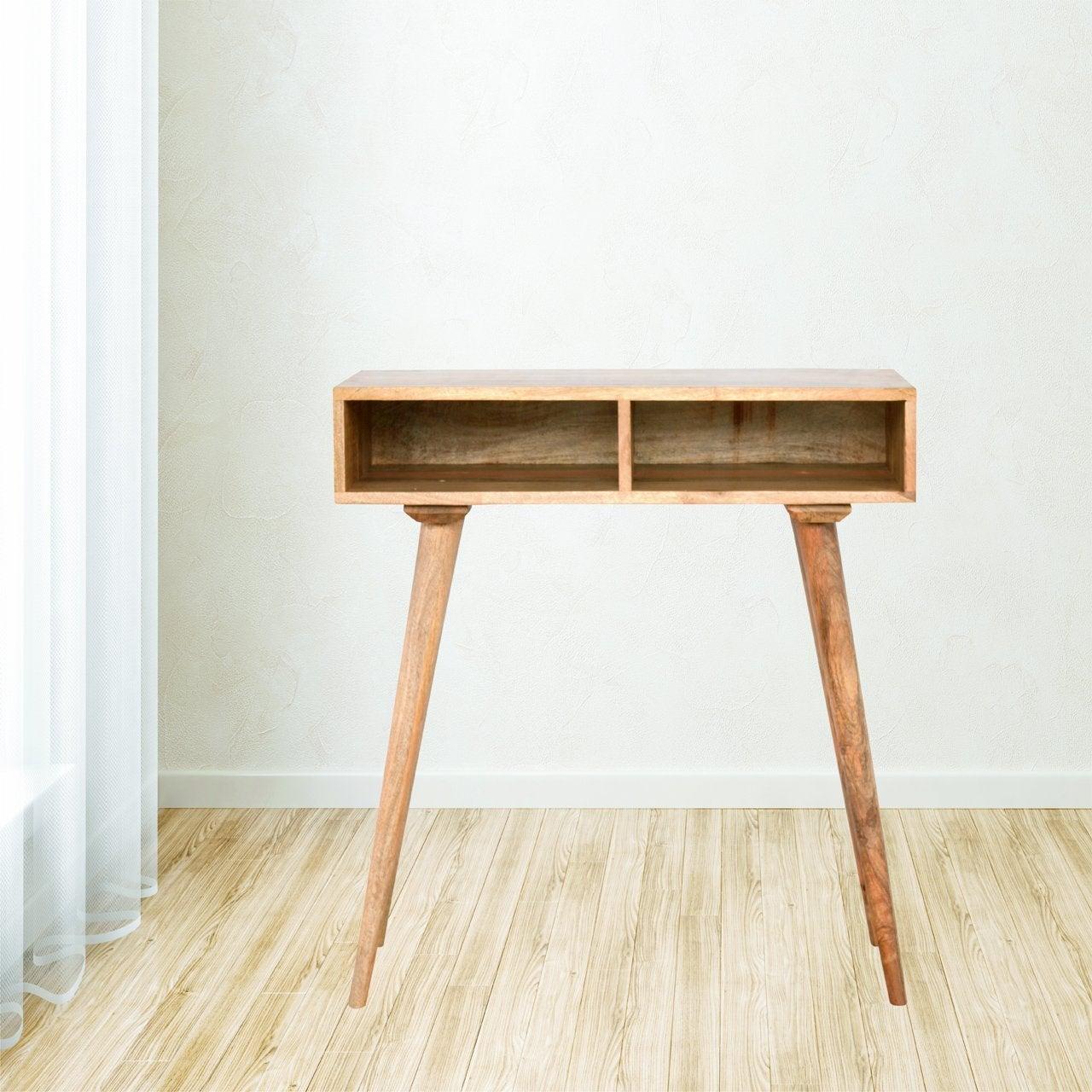 Nordic style open shelf writing desk - crimblefest furniture - image 2