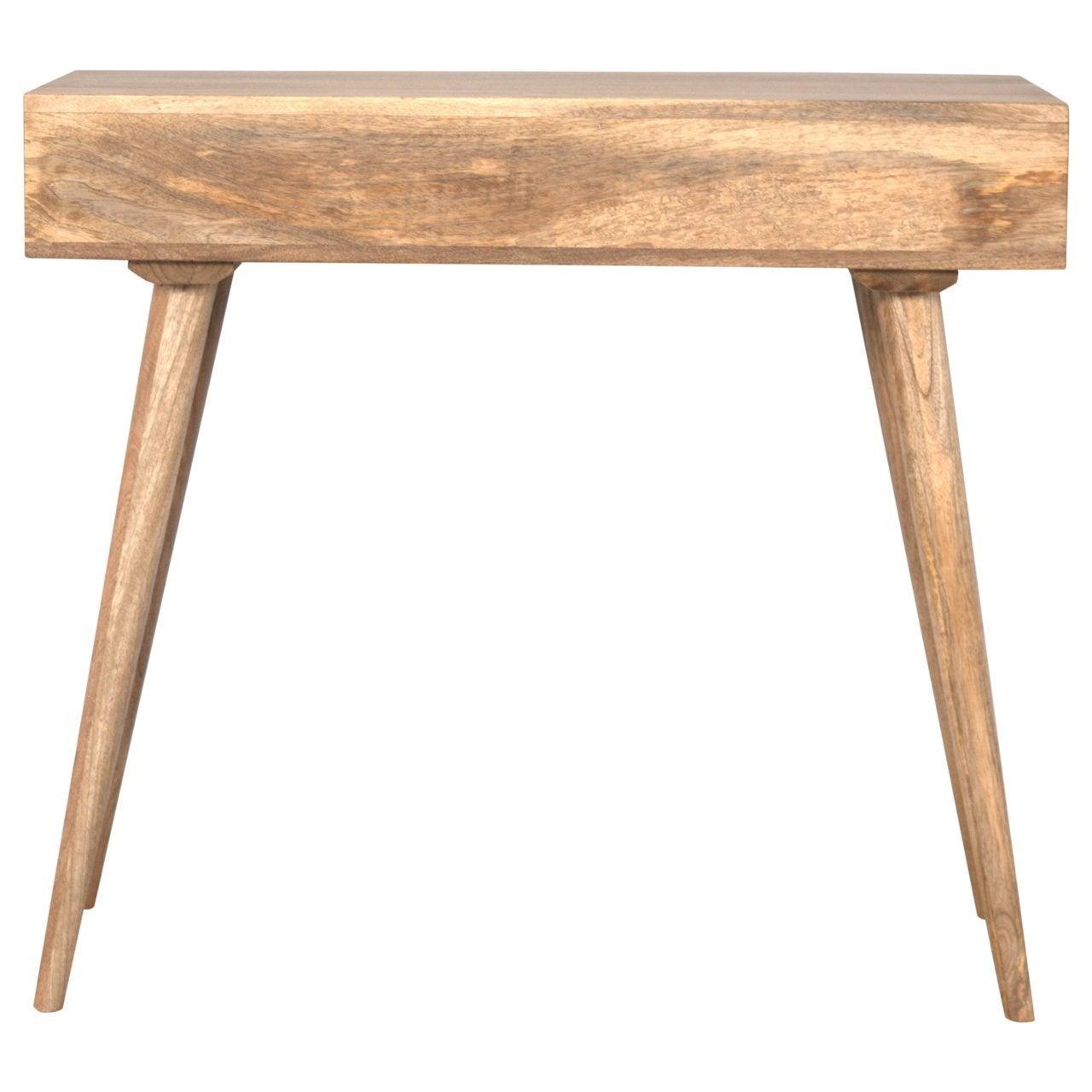Solid wood writing desk with open slot - crimblefest furniture - image 4