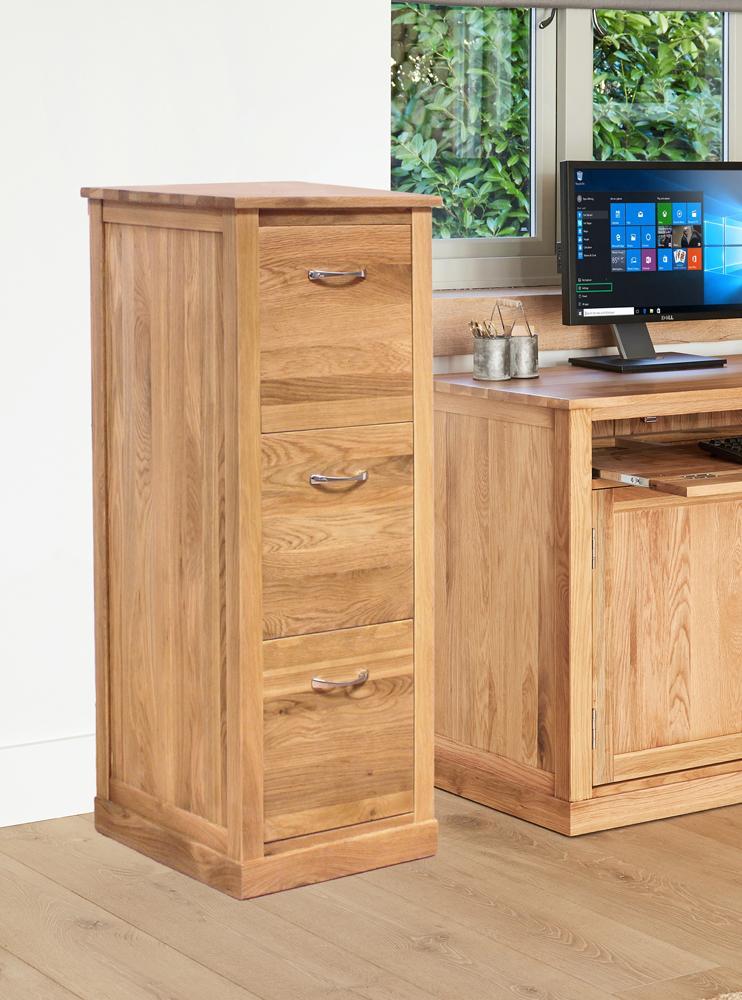 Mobel oak 3 drawer filing cabinet - crimblefest furniture - image 1