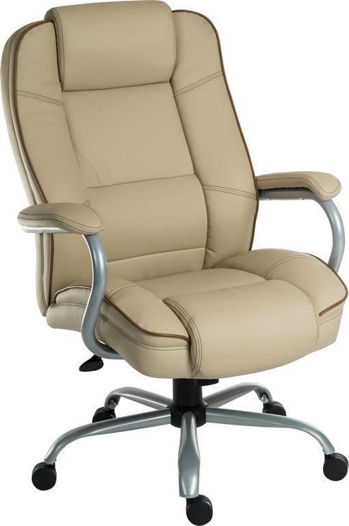 Goliath duo leather office chair cream - image 1