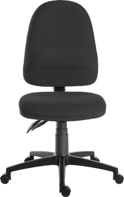 Ergo twin office chair (black) - crimblefest furniture - image 1