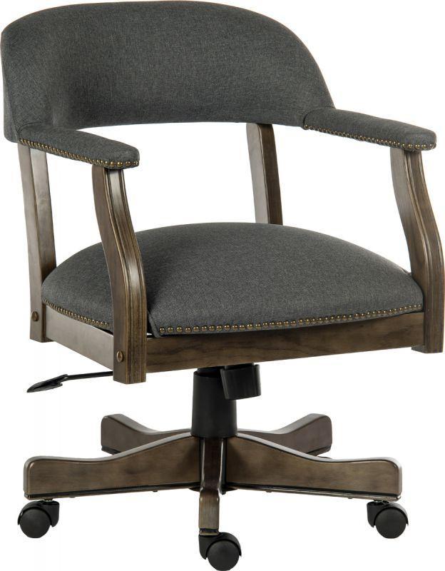 Captain grey & driftwood office chair - crimblefest furniture - image 1