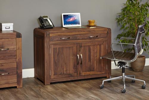 Shiro walnut hidden home office - crimblefest furniture - image 3