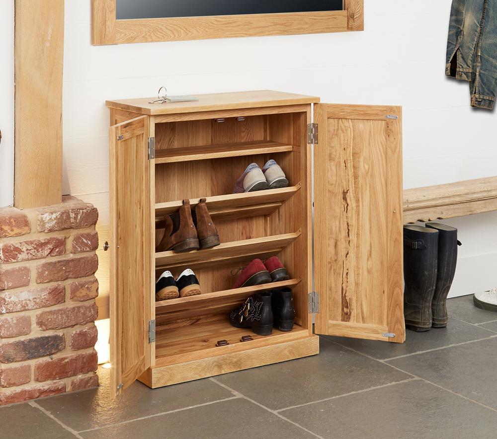 Mobel oak shoe cupboard - crimblefest furniture - image 1
