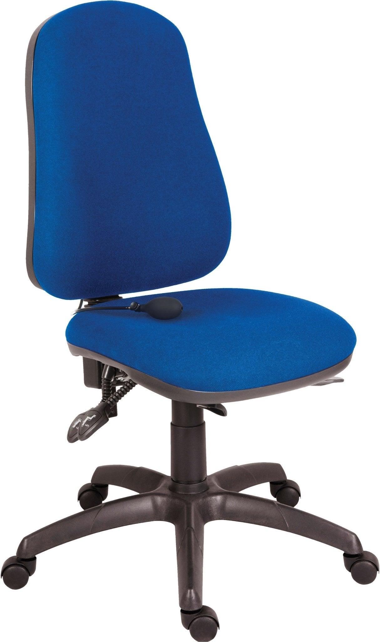 Ergo comfort air office chair (blue) - crimblefest furniture - image 1