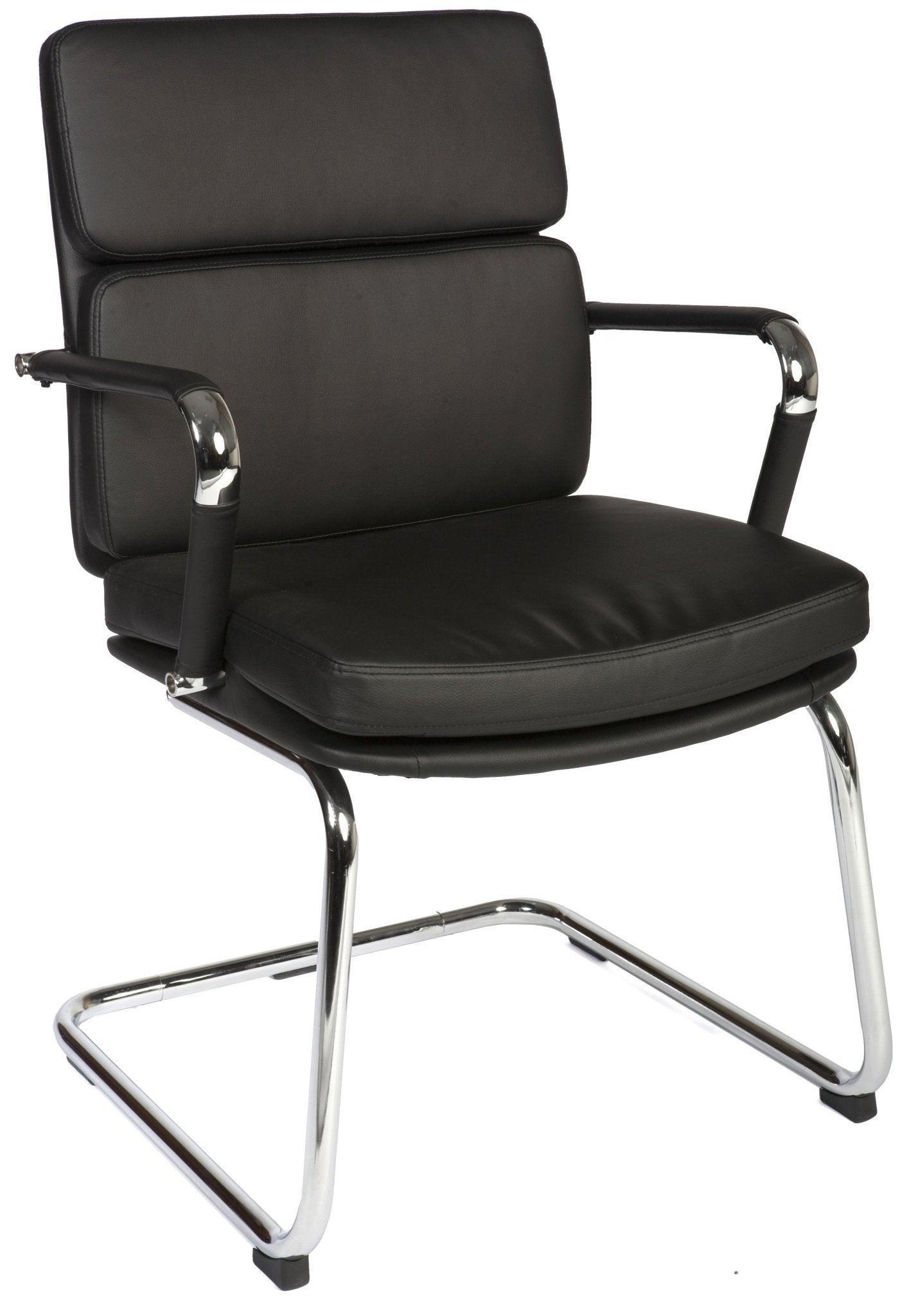 Deco visitor reception chair (black) - crimblefest furniture - image 1