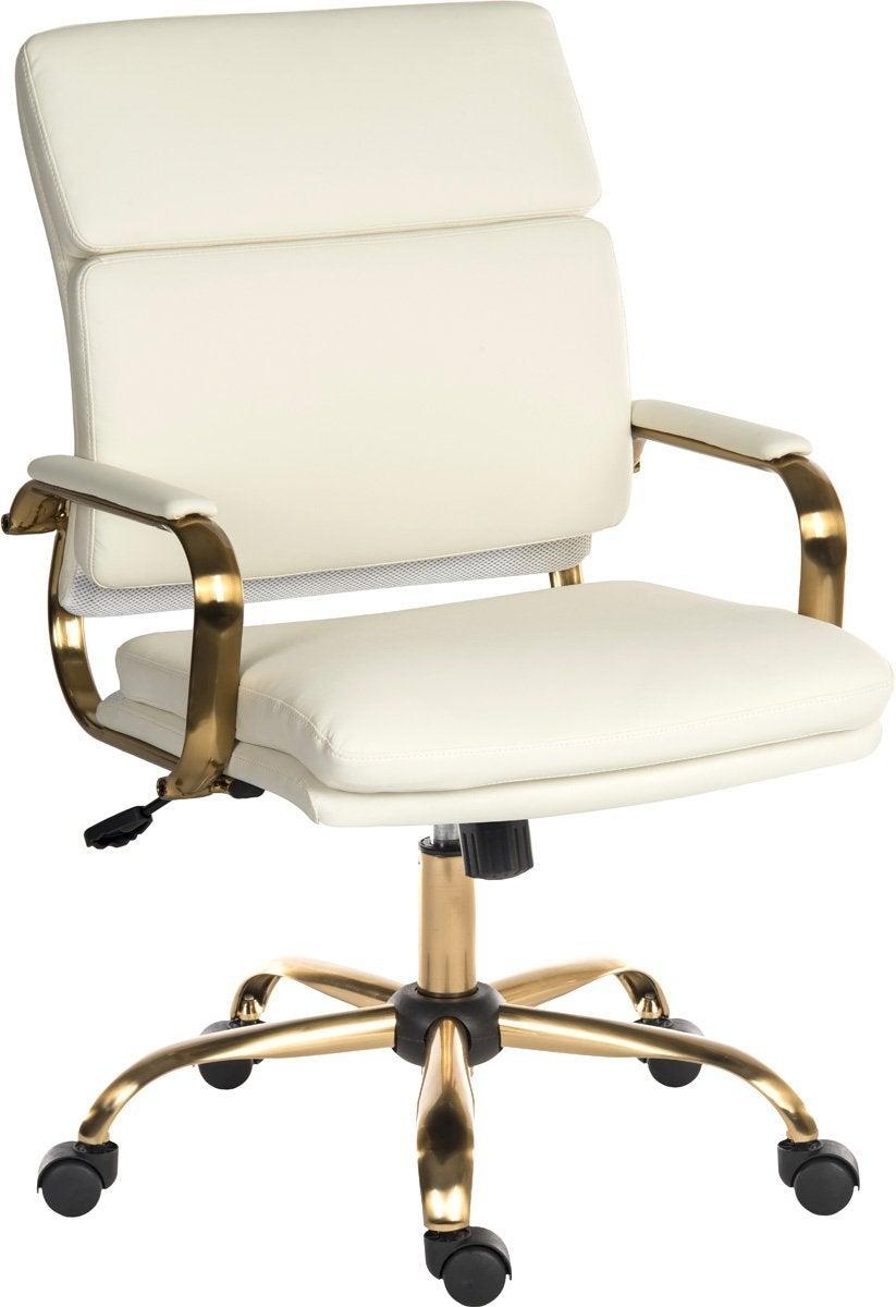 Vintage office chair white - crimblefest furniture - image 1