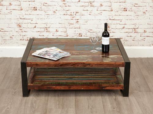 Urban chic rectangular coffee table - crimblefest furniture - image 3