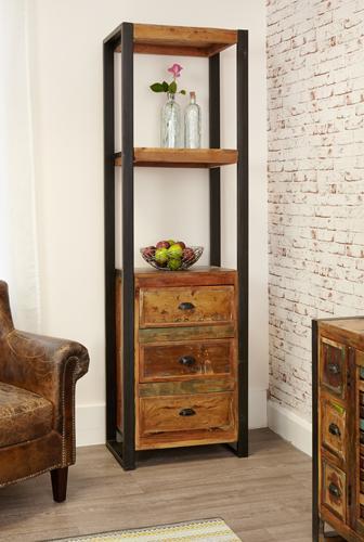Urban chic alcove bookcase (with drawers) - crimblefest furniture - image 1