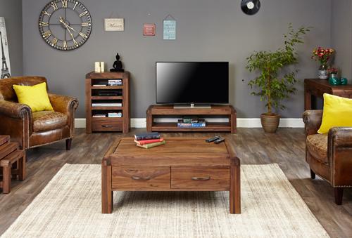 Shiro walnut low tv cabinet - crimblefest furniture - image 5