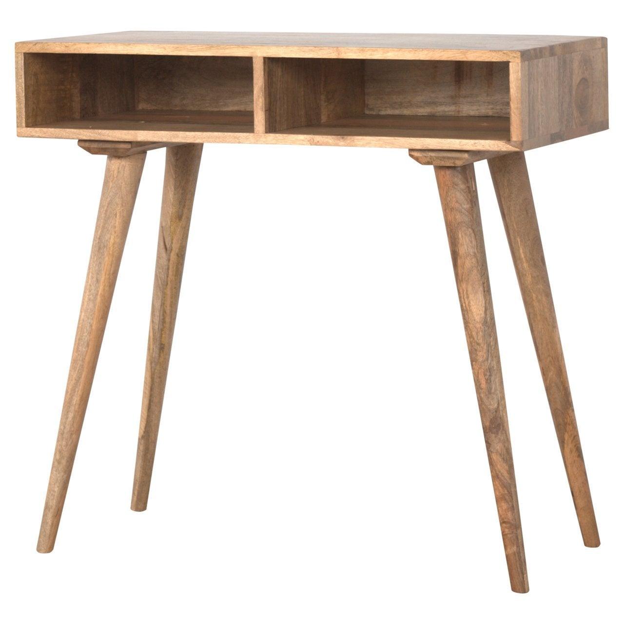 Nordic style open shelf writing desk - crimblefest furniture - image 5