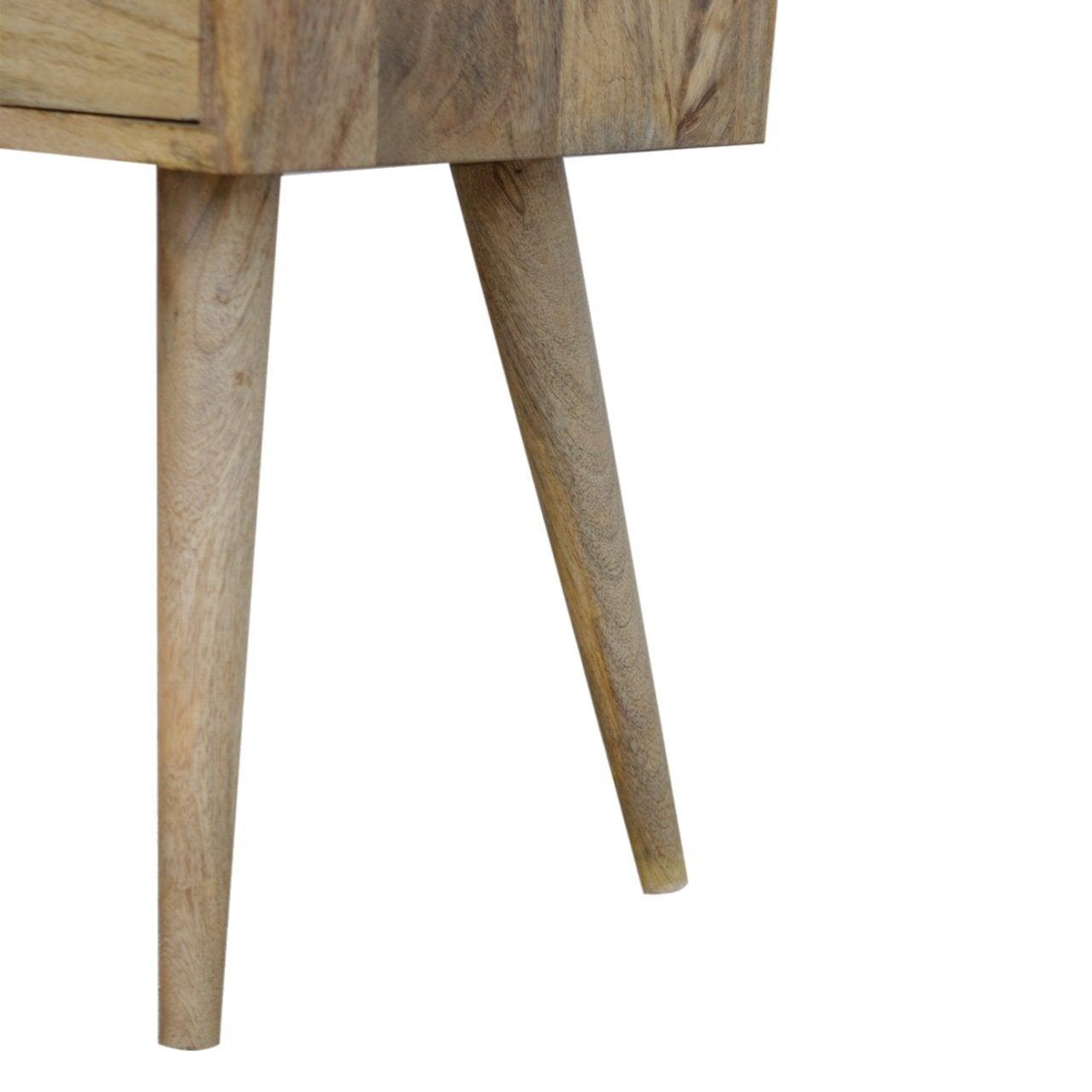 Petite oak-ish bedside table - crimblefest furniture - image 7