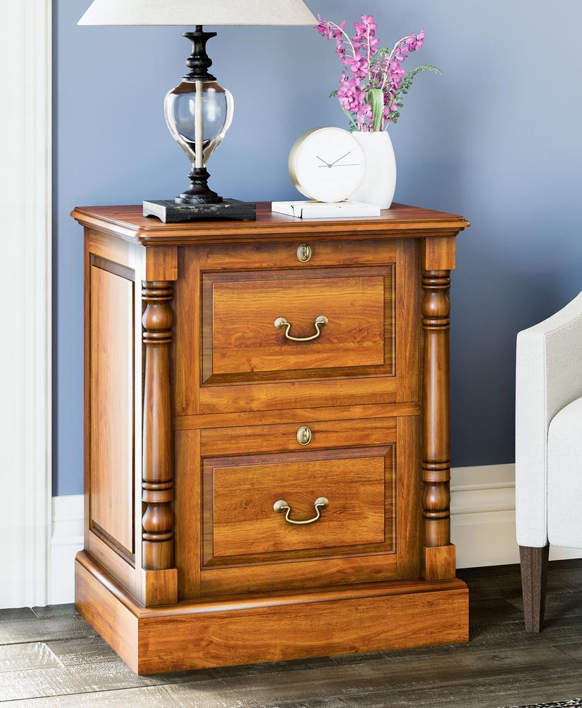La reine two drawer filing cabinet - crimblefest furniture - image 1