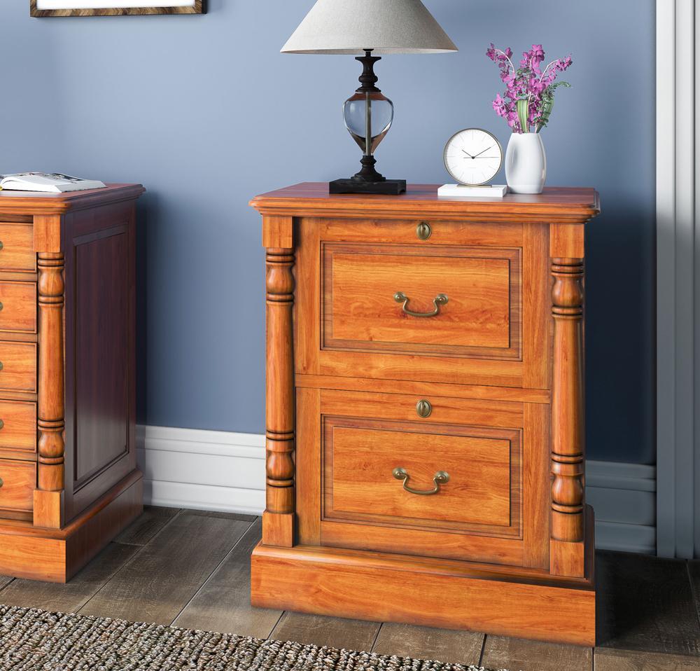 La reine two drawer filing cabinet - crimblefest furniture - image 3