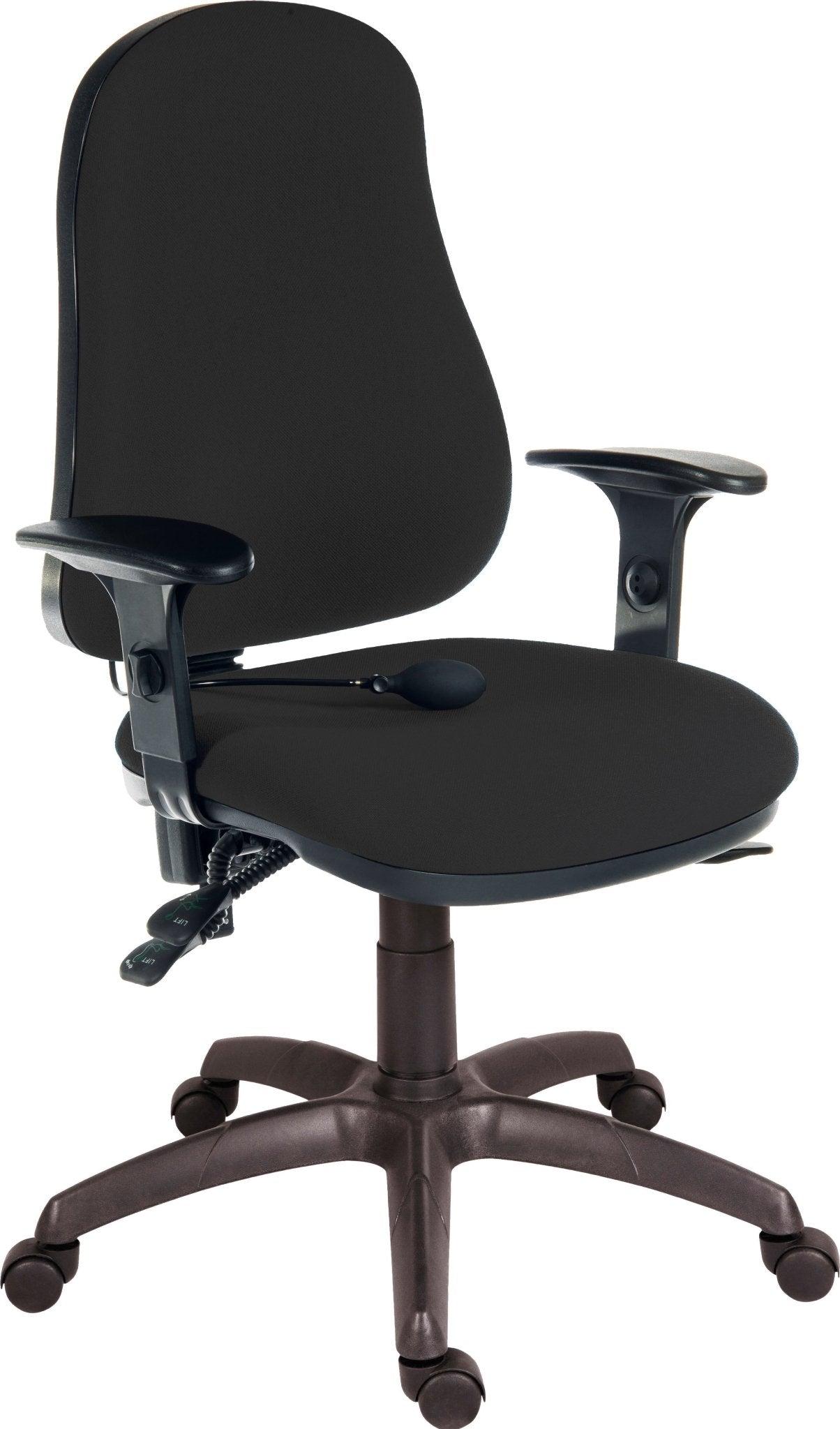 Ergo comfort air office chair (black) - crimblefest furniture - image 1