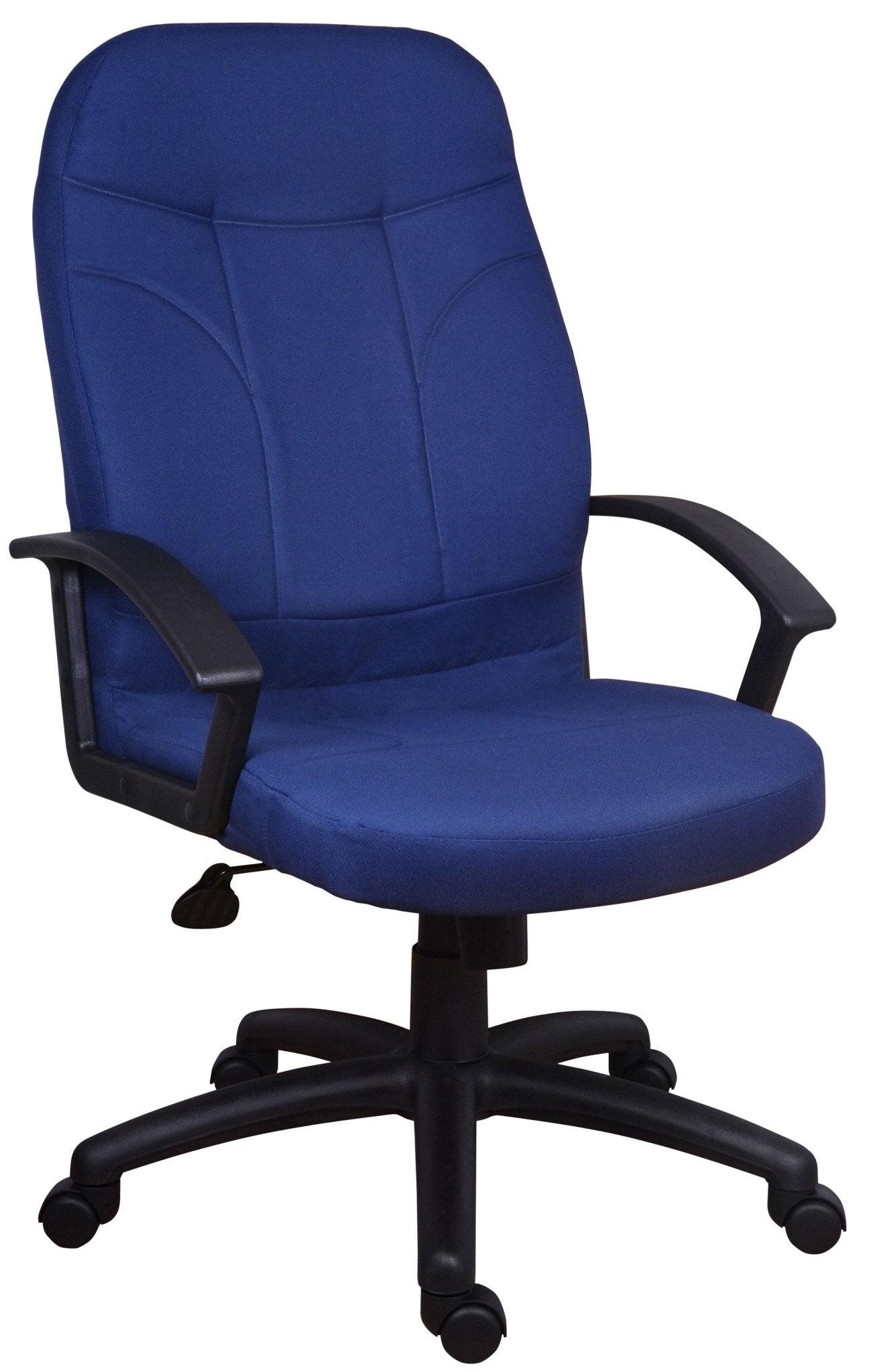 Mayfair fabric office chair (blue) - crimblefest furniture - image 1