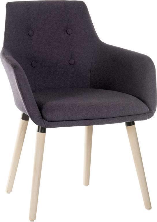 Four legged reception chair (graphite) - crimblefest furniture - image 1