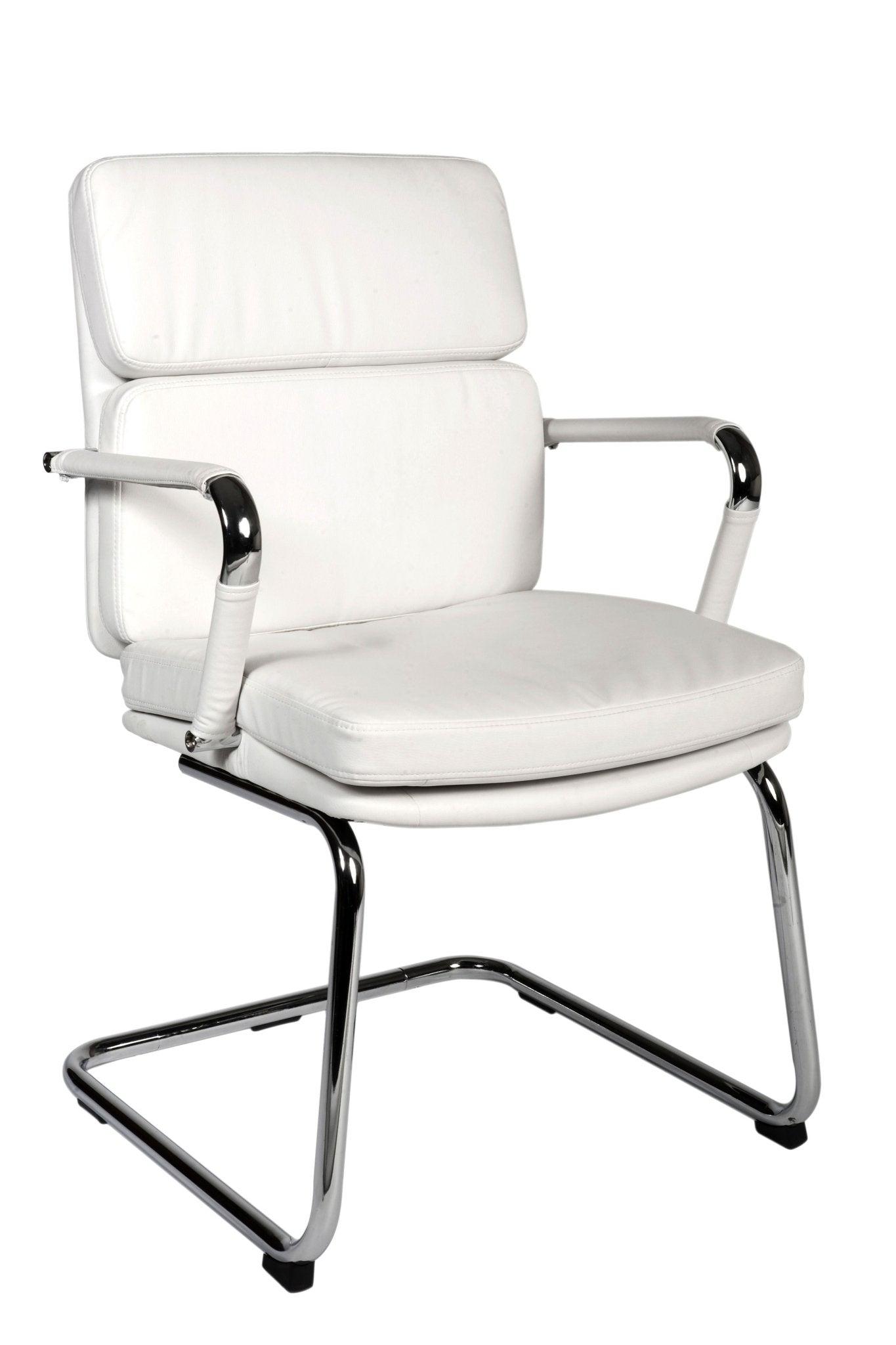 Deco visitor reception chair (white) - image 1