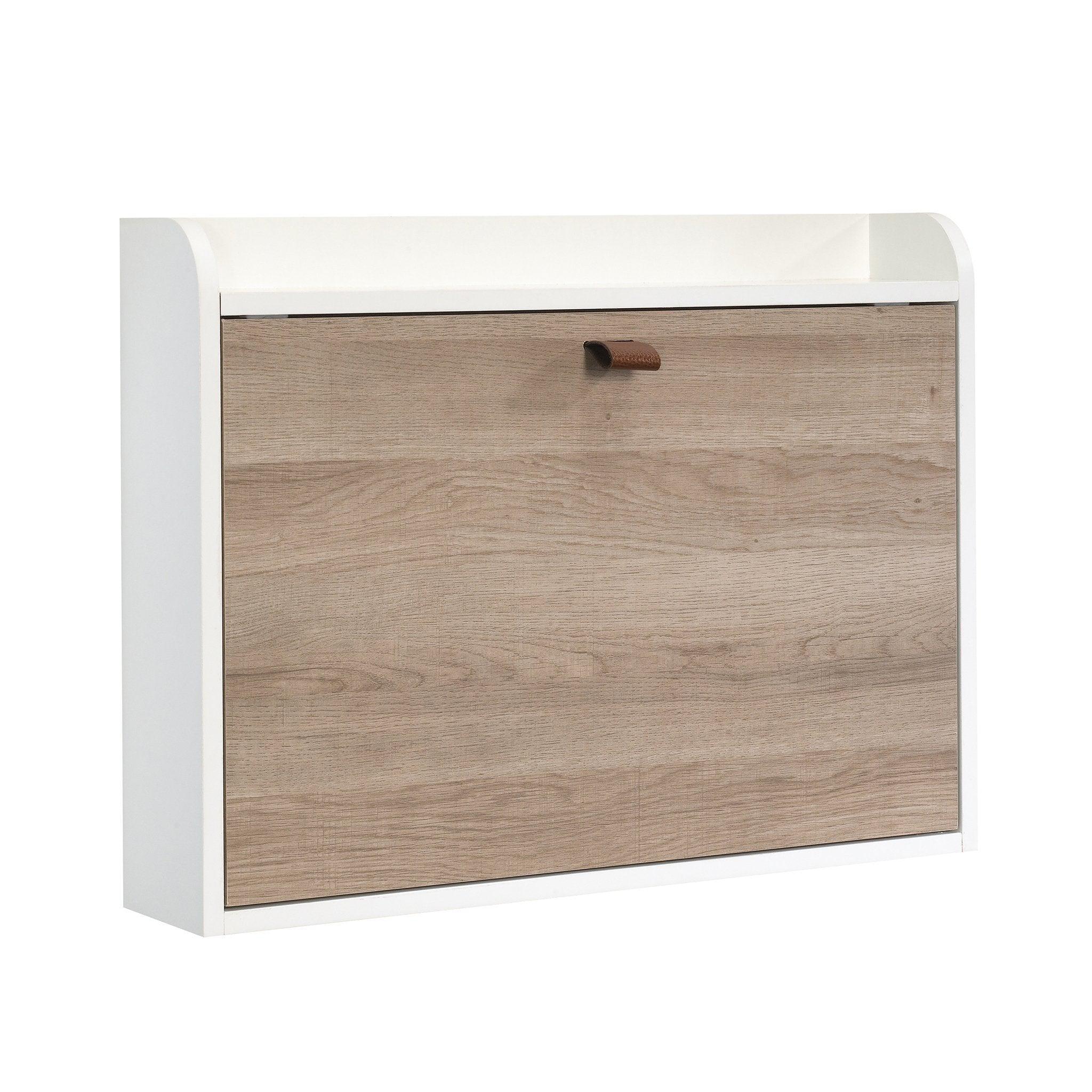 Avon leather handled foldaway wall desk - white - image 10