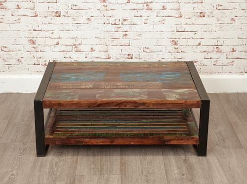 Urban chic rectangular coffee table - crimblefest furniture - image 4