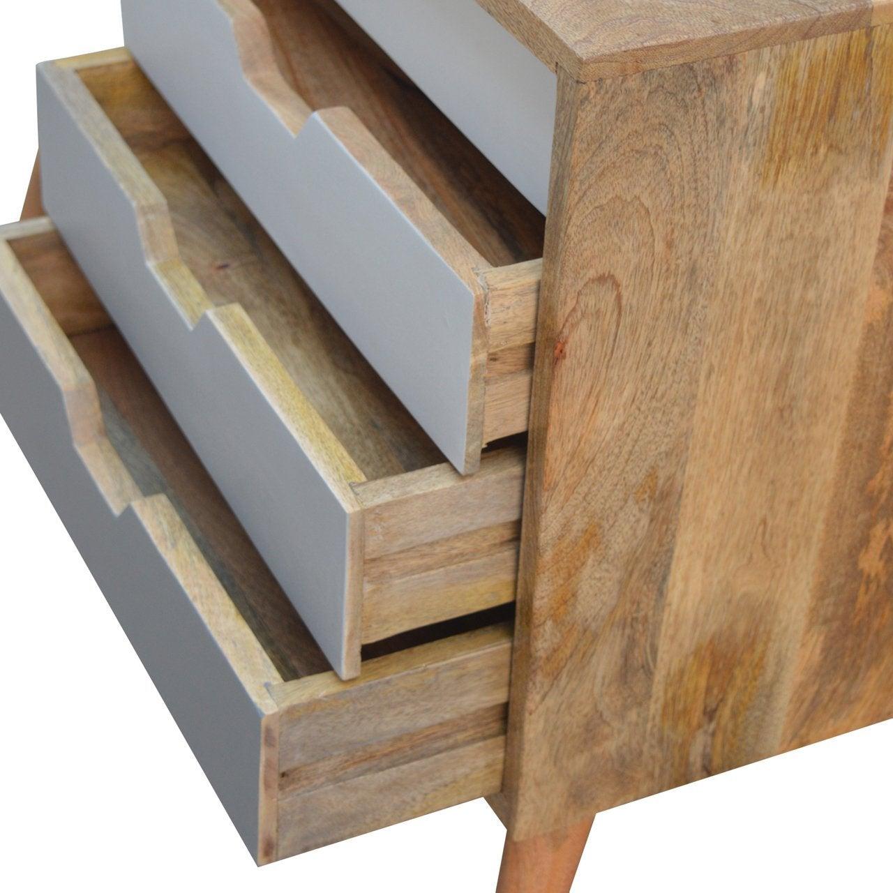 Nordic sliding cabinet with 4 drawers - crimblefest furniture - image 10