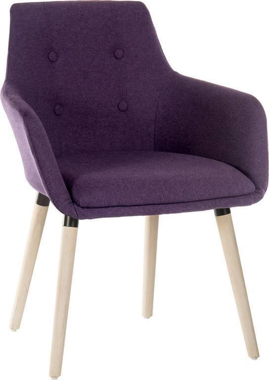 Four legged reception chair (plum) - crimblefest furniture - image 1