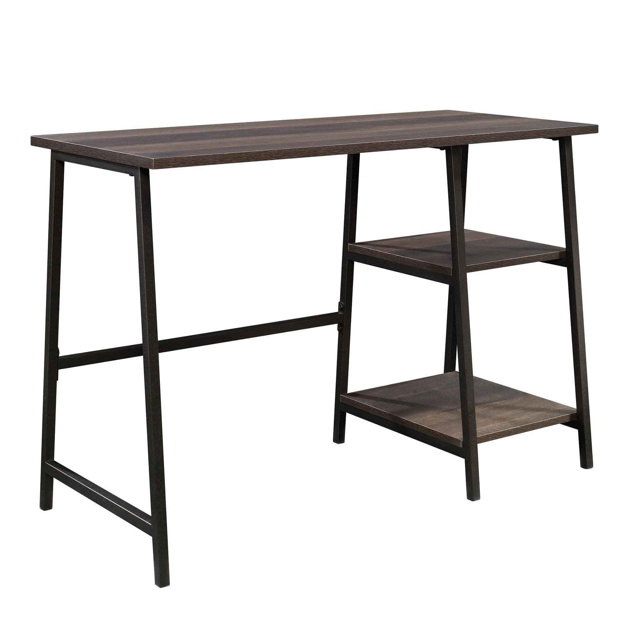 Industrial style bench desk smoked oak - crimblefest furniture - image 8