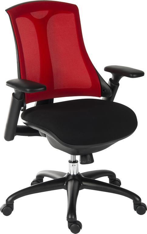 Rapport mesh executive office chair red - crimblefest furniture - image 6