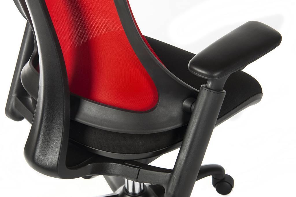 Rapport mesh executive office chair red - crimblefest furniture - image 13