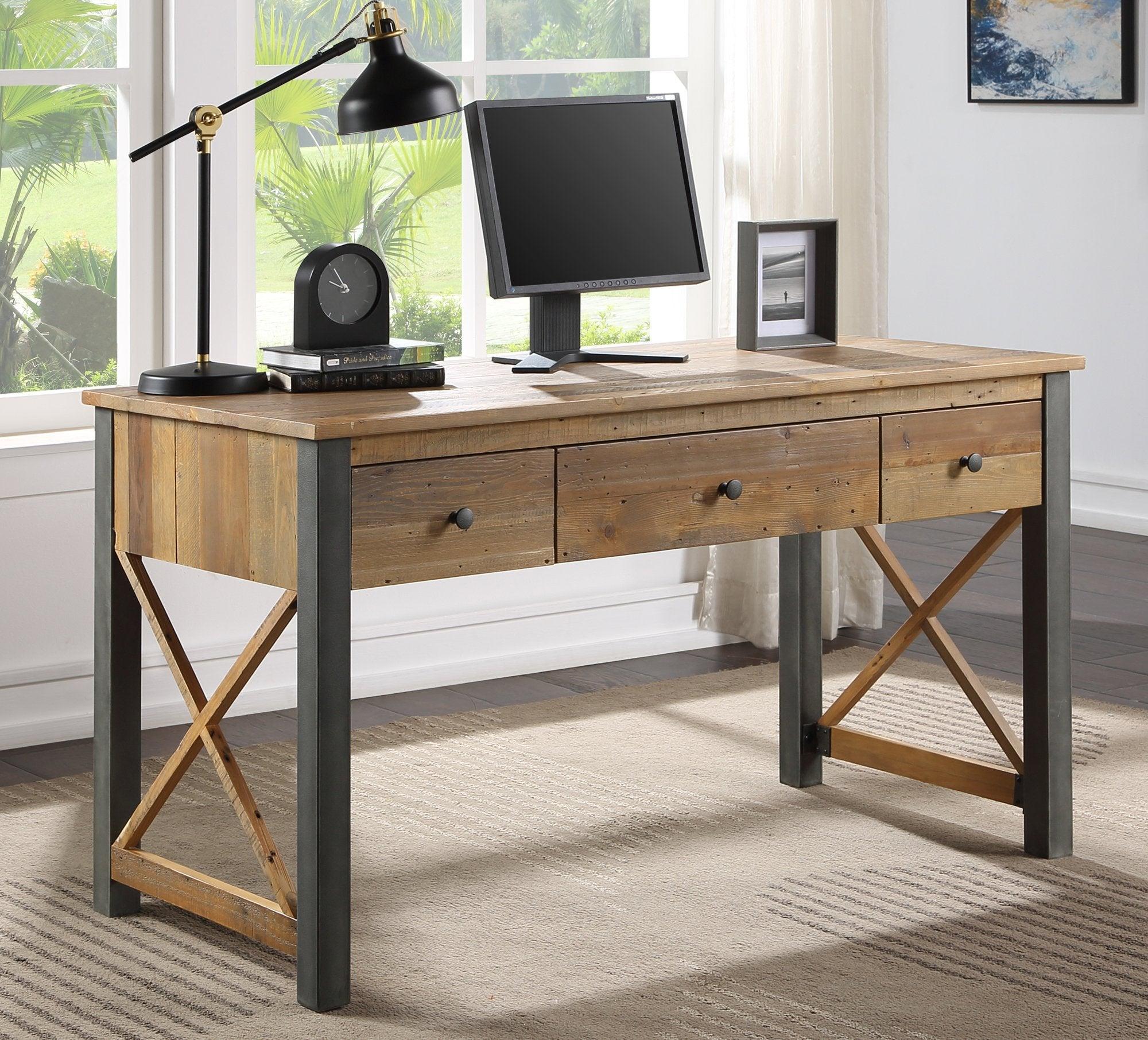 Urban elegance - reclaimed home office desk / dressing table - crimblefest furniture - image 1